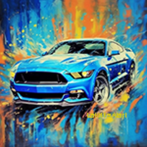Car Art – KI-generert motiv 3