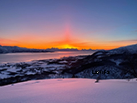 Solnedgang – foto fra Vesterålen 2